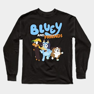 BLUEY AND FRIENDS Long Sleeve T-Shirt